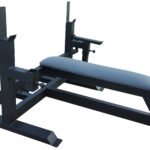 Banco de pecho plano olímpico recto